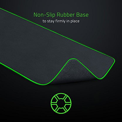 Razer Goliathus Extended Chroma Gaming Mousepad: Customizable Chroma RGB Lighting, Soft, Cloth Material, Balanced Control & Speed, Non-Slip Rubber Base, Classic Black