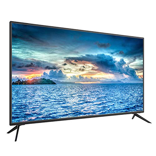 Sansui 50-Inch 4K UHD DLED TV (S50P28U) Ultra-Light Slim with Built-in HDMI, USB, High Resolution Bundle with Circuit City 6-Feet Ultra High Definition 4K HDMI Cable and Accessories