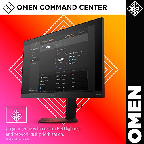 Omen by HP Obelisk Gaming Desktop Computer, Intel Core i5-9400F Processor, NVIDIA GeForce GTX 1660 6 GB, HyperX 8 GB RAM, 512 GB SSD, VR Ready, Windows 10 Home (875-0120, Black)