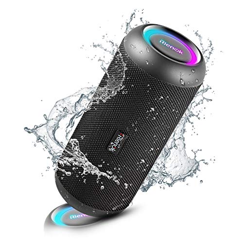 RIENOK Portable Bluetooth Speaker 30W Wireless Speaker TWS Pairing HD Stereo Sound IP67 Waterproof Outdoor Sport Speakers Bluetooth 5.0 for Home Party