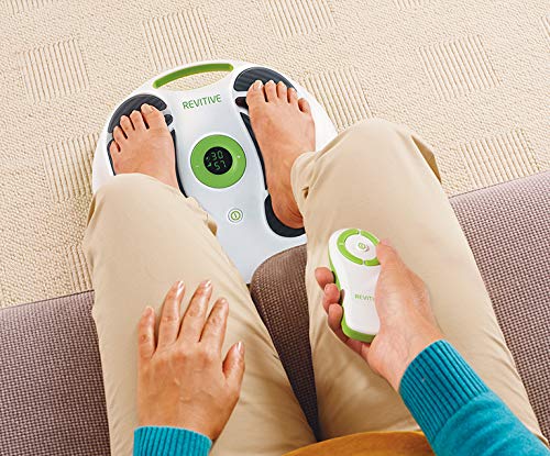 REVITIVE Advanced Circulation Booster - Actively Increases Circulation, Relieve Tired, Aching, Heavy Feeling Foot and Leg Pains - See If You Can Walk Farther in Just 6-8 Weeks.