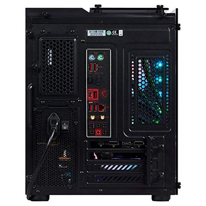 Corsair Vengeance 5182 Gaming PC, Liquid Cooled Intel Core i7-9700, NVIDIA GeForce RTX 2070 Super, 480GB M.2, 2TB HDD, 16GB DDR4, i7-9700 - 16GB DRAM