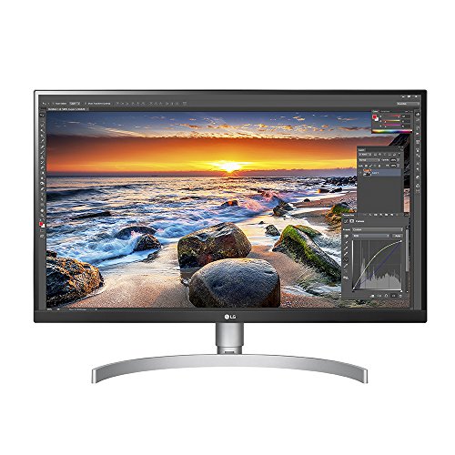 LG 27UK850-W 27" 4K UHD IPS Monitor with HDR10 with USB Type-C Connectivity and FreeSync, White