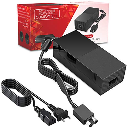 Upgraded Version Xbox One Power Supply Brick Cord, WEGWANG Quiet Ac Adapter Power Supply for Xbox One, Great Charging Accessory Kit with Cable for Xbox One Power Supply - A Must-Have for Xbox One