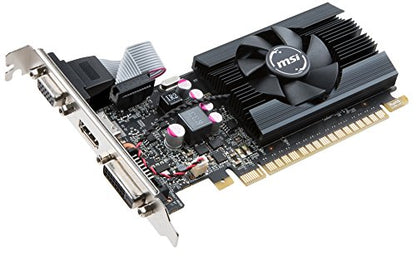 MSI GAMING GeForce GT 710 2GB GDRR5 64-bit HDCP Support DirectX 12 OpenGL 4.5 Single Fan Low Profile Graphics Card (GT 710 2GD5 LP)