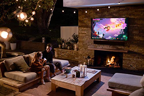 SAMSUNG 55-inch Class QLED The Terrace Outdoor TV - 4K UHD Direct Full Array 16X Quantum HDR 32X Smart TV with Alexa Built-in (QN55LST7TAFXZA, 2020 Model)