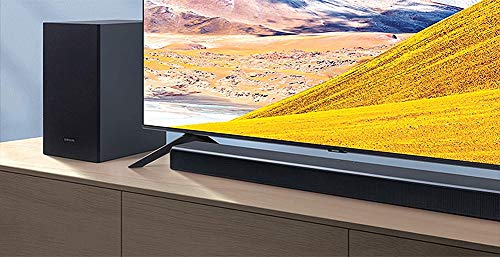 SAMSUNG 55-Inch Class Crystal UHD TU-8000 Series - 4K UHD HDR Smart TV with Alexa Built-in + HW-T550 2.1ch Soundbar with Dolby Audio/DTS Virtual:X (2020)