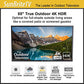 SunBriteTV Weatherproof Outdoor 55-Inch Veranda (2nd Gen) 4K UHD HDR LED Television - SB-V-55-4KHDR-BL Black