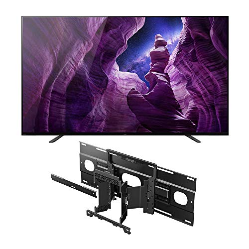 Sony XBR-65A8H 65-Inch BRAVIA OLED 4K Smart TV with HDR (2020 Model) Mount Bundle (2 Items)