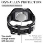OXWALLEN Snap On Bumper for Apple Watch Case with Band 44mm 42mm, Ruggged Drop-proof Screen Protector Accessries Cover for iWatch Series 6/SE/3/4/5 Active Sport Women & Men - Black/White