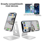 Cell Phone Stand, Phone Dock: Cradle, Holder, Stand for Desk, Aluminum Mobile Phone Cradle Dock Compatible with All iPhone, Android Smartphone, iPad Air/Mini & Kindle