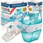Navage Nasal Hygiene Essentials Bundle: Navage Nose Cleaner, 50 SaltPod Capsules, and Countertop Caddy. 142.90 if Purchased Separately, You Save 32.95. for Improved Nasal Hygiene.