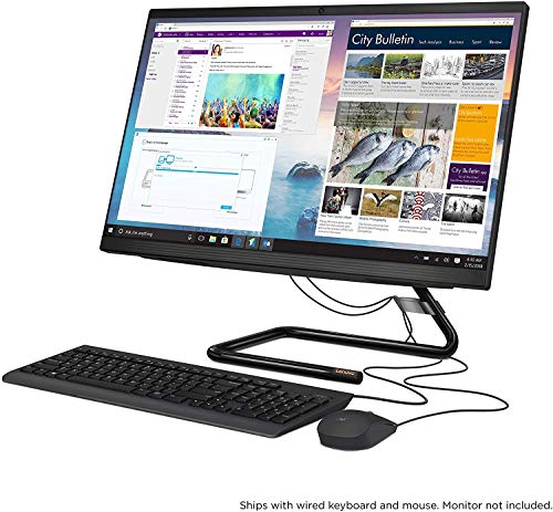 Lenovo IdeaCentre 3 24 AIO 23.8" FHD Business All in One Desktop Computer, Quad-Core AMD Ryzen 3 4300U (Beats i5-8257U), 16GB DDR4 RAM, 512GB PCIe SSD, DVDRW, Windows 10 Pro, BROAGE 64GB Flash Drive