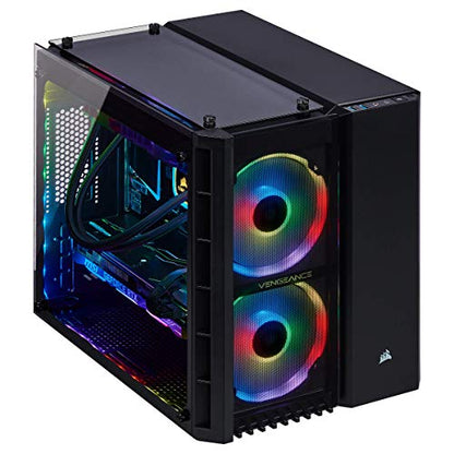 Corsair Vengeance 5182 Gaming PC, Liquid Cooled Intel Core i7-9700, NVIDIA GeForce RTX 2070 Super, 480GB M.2, 2TB HDD, 16GB DDR4, i7-9700 - 16GB DRAM