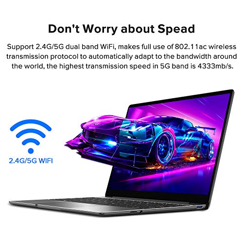 CHUWI GemiBook 13 inch Windows 10 Intel Celeron J4115 12GB RAM 256GB SSD Laptop,Quad Core,Thin and Lightweight Notebook with Backlit Keyboard Type-C 2.4G/5G WiFi,BT 5.1 up to 1TB SSD