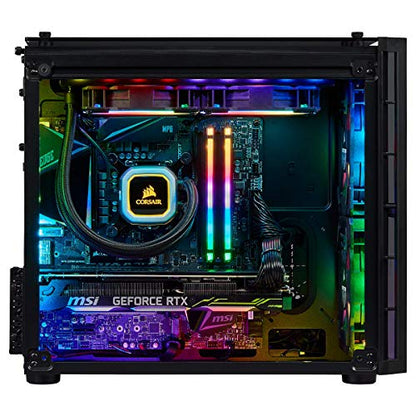 Corsair Vengeance 5182 Gaming PC, Liquid Cooled Intel Core i7-9700, NVIDIA GeForce RTX 2070 Super, 480GB M.2, 2TB HDD, 16GB DDR4, i7-9700 - 16GB DRAM