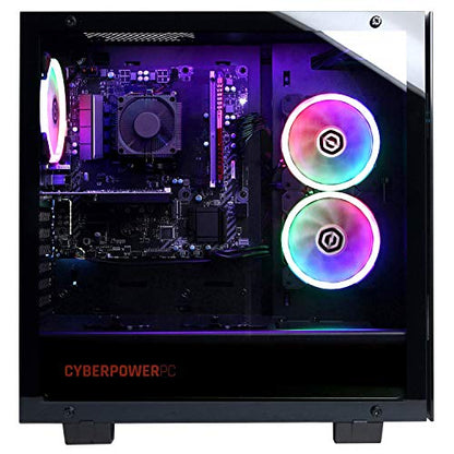 CYBERPOWERPC Gamer Master Gmaing PC, AMD Ryzen 3 2300X 3.5GHz, GeForce GT 1030 2GB, 8GB DDR4, 120GB SSD, 1TB HDD, WiFi Ready & Win 10 Home (GMA603A)