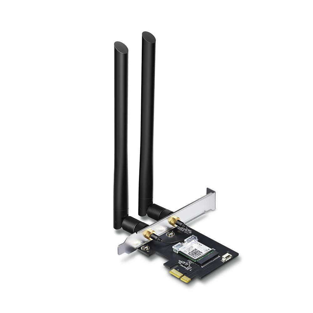 TP-Link AC1200 PCIe WiFi Card for PC (Archer T5E) - Bluetooth 4.2, Dual Band Wireless Network Card (2.4Ghz and 5Ghz) for Gaming, Streaming, Supports Windows 10, 8.1, 8, 7 (32/64-bit)