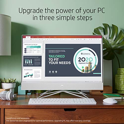 HP 24-inch All-in-One Touchscreen Desktop Computer, Intel Core i7-1065G7 Processor, 16 GB RAM, 512 GB SSD, Windows 10 Home (24-dp0180, Silver)