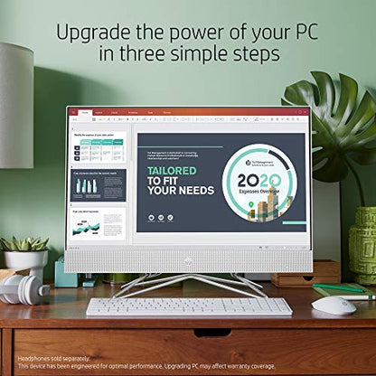 HP 24-inch All-in-One Touchscreen Desktop Computer, Intel Core i7-1065G7 Processor, 16 GB RAM, 512 GB SSD, Windows 10 Home (24-dp0180, Silver)