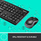Logitech MK270 Wireless Keyboard and Mouse Combo - Keyboard and Mouse Included, 2.4GHz Dropout-Free Connection, Long Battery Life