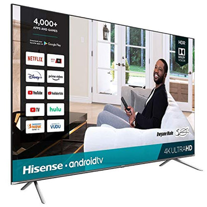 Hisense 85-Inch Class H6570G 4K Ultra HD Android Smart TV with Alexa Compatibility | 2020 model