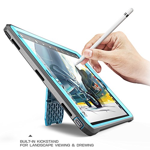 SUPCASE Unicorn Beetle PRO Case for iPad Air 3 (2019) and iPad Pro 10.5'' (2017), Heavy Duty with Built-in Screen Protector Full-Body Rugged Protective Case(Blue)