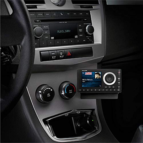 SiriusXM SXPL1V1 Onyx Plus Satellite Radio with Vehicle Kit, Receive 3 Months Free Service with Subscription – Enjoy SiriusXM Through your Car's In-Dash Audio System on this Dock & Play Radio