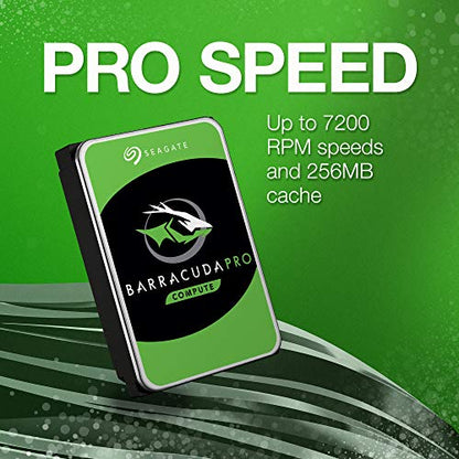 Seagate BarraCuda Pro 12TB Internal Hard Drive Performance HDD – 3.5 Inch SATA 6 Gb/s 7200 RPM 256MB Cache for Computer Desktop PC Laptop, Data Recovery – Frustration Free Packaging (ST12000DM0007)