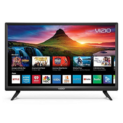 Vizio D-Series 24inch HD (720P) Smart LED TV, Smartcast + Chromecast Included - D24H-G9 (Renewed)