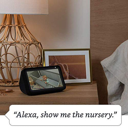 Echo Show 5 -- Smart display with Alexa – stay connected with video calling - Charcoal