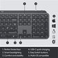 Logitech MX Keys Advanced Wireless Illuminated Keyboard - Graphite