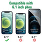 KAIOOQI Green Light Eye Protection Screen Protector for iPhone12 pro,Anti Blue Light Anti UV,HD Clear Tempered Glass Film Anti-Scratch [Edge to Edge Coverage]