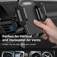 Mpow Car Phone Mount, Air Vent Phone Holder, 3-Level Adjustable Clip, Upgrade Clamp Arm, One Button Release, Rotatable Phone Mount Compatible iPhone 12 11 Pro MAX XS XR X 8 7 6Plus Galaxy S20 Etc
