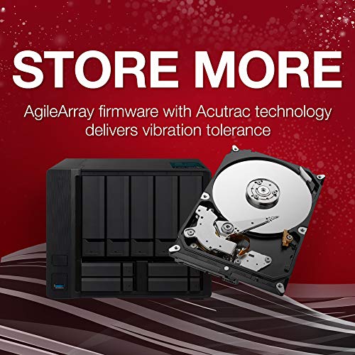Seagate IronWolf 4TB NAS Internal Hard Drive HDD – CMR 3.5 Inch SATA 6Gb/s 5900 RPM 64MB Cache for RAID Network Attached Storage – Frustration Free Packaging (ST4000VNZ008/VN008)