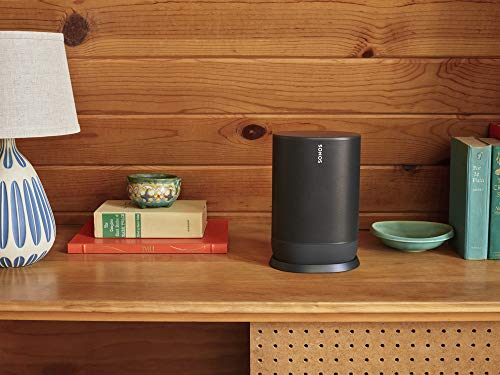 Sonos Move - Battery-powered Smart Speaker, Wi-Fi and Bluetooth with Alexa built-in - Black