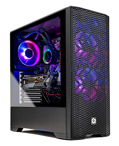 Skytech Blaze 3.0 Gaming PC Desktop - AMD Ryzen 7 3700X 3.6GHz, RTX 3080 10GB, 16GB DDR4, 1TB Gen4 SSD, 120mm AIO Liquid Cool, B550 Motherboard, Black