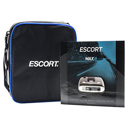 ESCORT MAX II - Radar Laser Detector, Auto Learn Technology, ESCORT LIVE App, Bluetooth, GPS, Speed Alerts, Headphone Jack