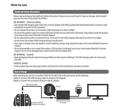 Nintendo Joy-Con Charging Grip