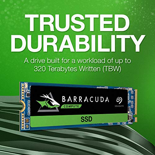 Seagate Barracuda 510 1TB SSD Internal Solid State Drive – PCIe Nvme 3D TLC NAND for Gaming PC Gaming Laptop Desktop (ZP1000CM30001)