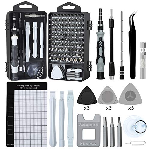 Precision Screwdriver Set Magnetic - Mini 124 in1 Professional Screw driver Tools Sets PC Repair Kit for Mobile Phone Tablet Computer Watch Camera Eyeglasses Electronic Devices DIY Hand Work