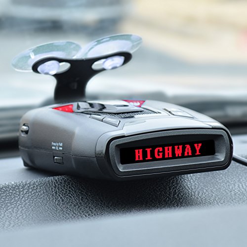 Whistler CR85 High Performance Laser Radar Detector: 360 Degree Protection and Voice Alerts - Black