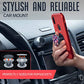Universal Car Phone Mount Magnetic - All-Metal iPhone Car Mount for Any Smartphone or GPS - Truly One-Handed Cell Phone Holder for Car Dashboard