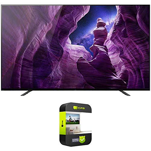 Sony XBR65A8H 65-inch A8H 4K OLED Smart TV (2020) Bundle with 1 Year Extended Protection Plan