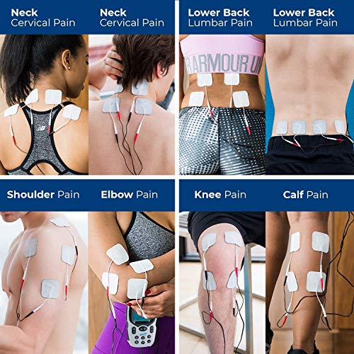 Intensity at Home TENS Unit Muscle Stimulator - Includes Specific Settings for Back Pain, Neck Pain, Body Pain - Electric Massager for Muscles