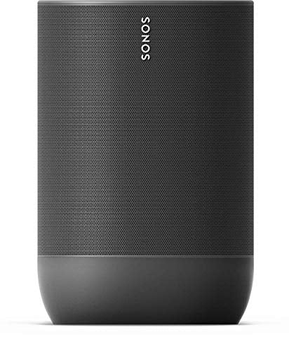 Sonos Move - Battery-powered Smart Speaker, Wi-Fi and Bluetooth with Alexa built-in - Black