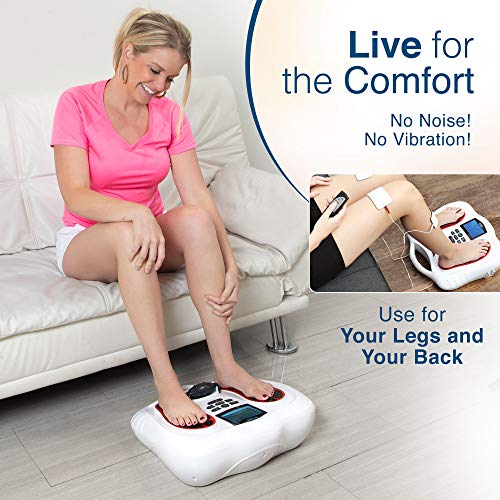 TENS EMS Foot Massager Booster Machine Feet Legs Circulation Device Pain  Relief