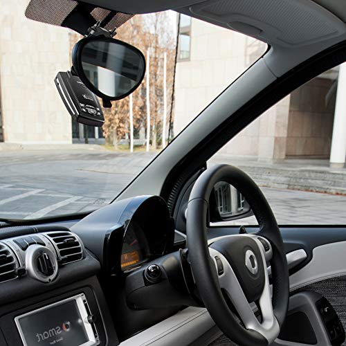 MvToe Car Rear View Mirror Radar Detector Mount for Escort Passport 9500ix 9500i 8500 7500 X50 X70 X80 Solo SC S2 S3 S4 s75 55 Beltronics RX65 GX65 Red (Not for Escort IX & MAX Series)