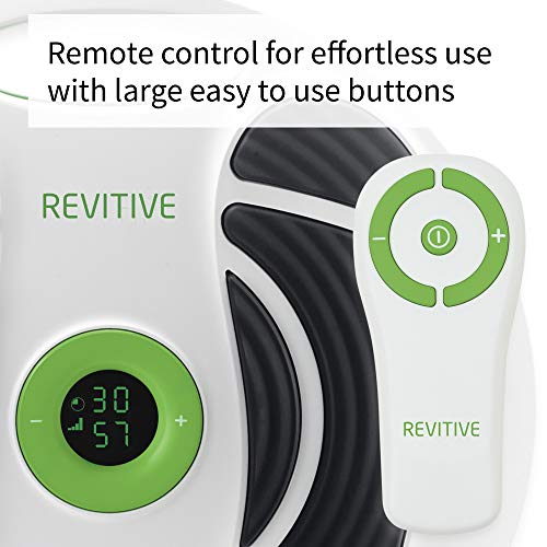 REVITIVE Advanced Circulation Booster - Actively Increases Circulation, Relieve Tired, Aching, Heavy Feeling Foot and Leg Pains - See If You Can Walk Farther in Just 6-8 Weeks.