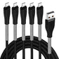 Micro USB Cable 6ft, Cabepow 5 Pack Android Charger Cable Spring Protection High Speed Data and Charging Android Charger Cord Compatible with Samsung Galaxy S7 Edge S6 S5,Note 5 4,LG G4 Android Phone